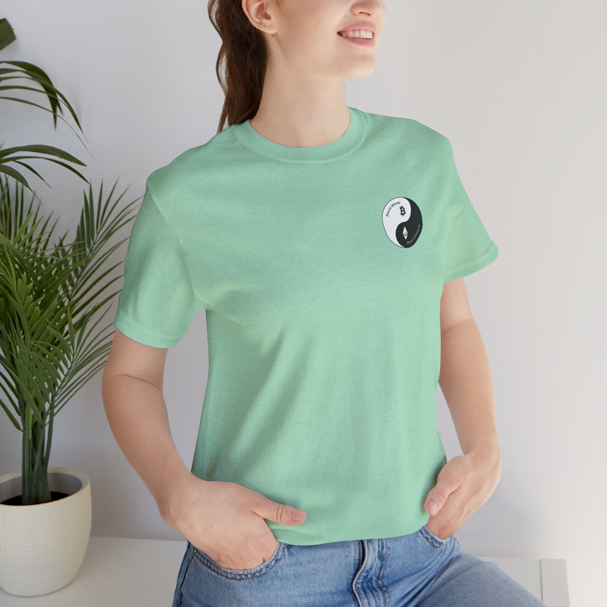 Bitcoin & Ethereum Yin Yang Crypto Shirt - Image 80