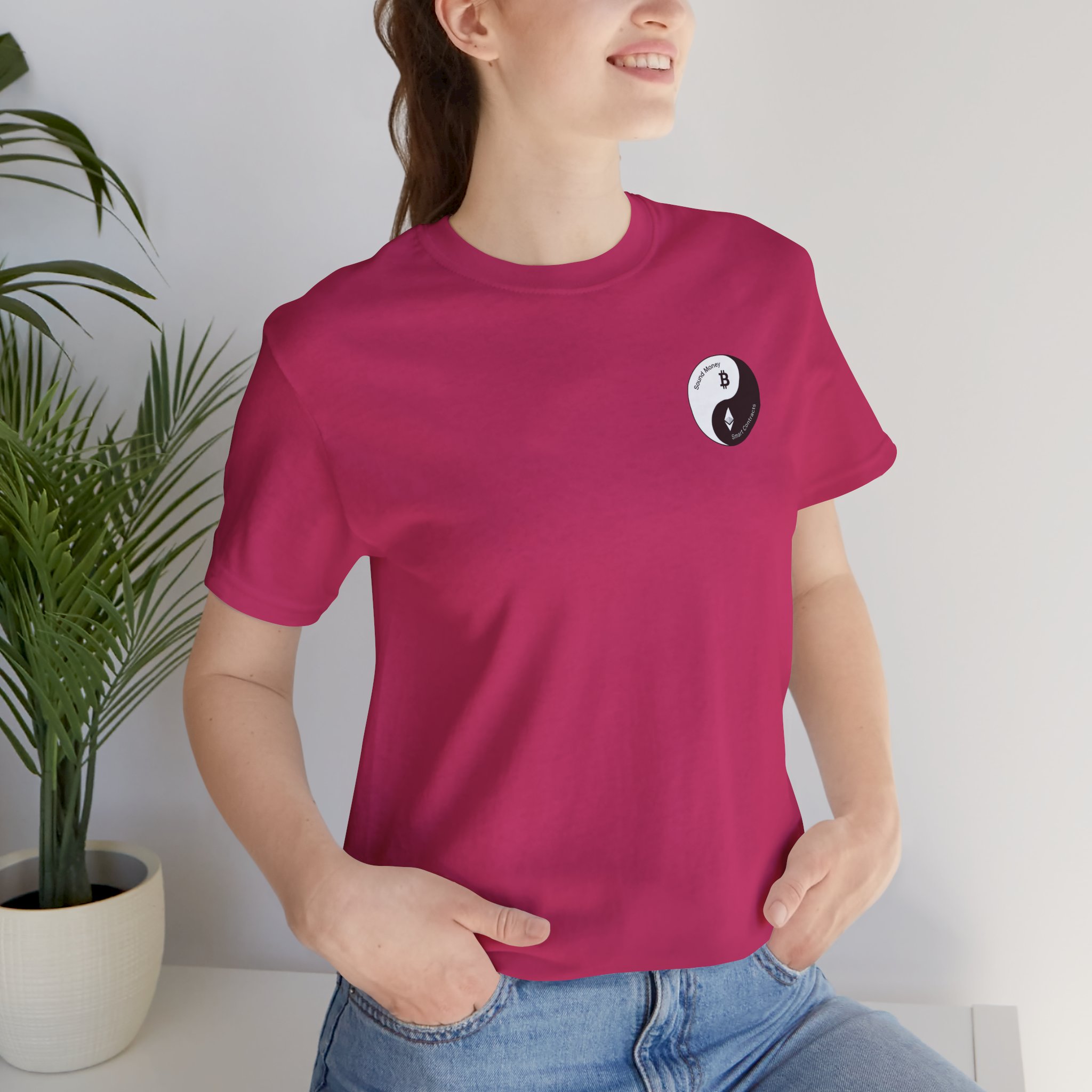 Bitcoin & Ethereum Yin Yang Crypto Shirt - Image 112